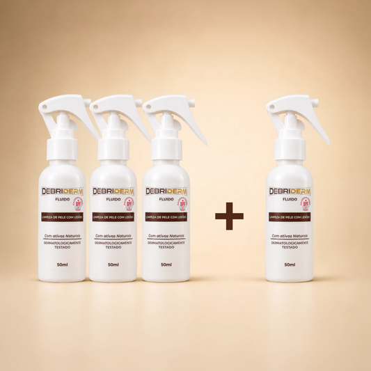 Leve 4 pelo preço de 3 - Debriderm Fluído 50ml