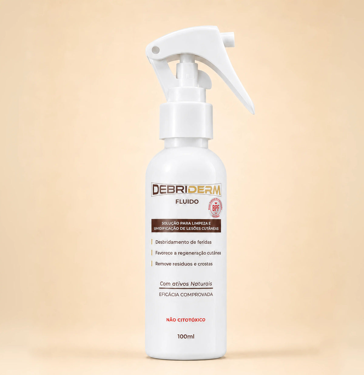 Debriderm Fluído 100ml - Limpeza De Pele Com Lesões